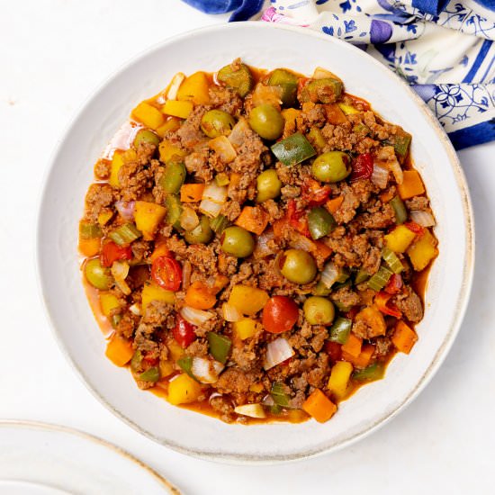 Beef picadillo