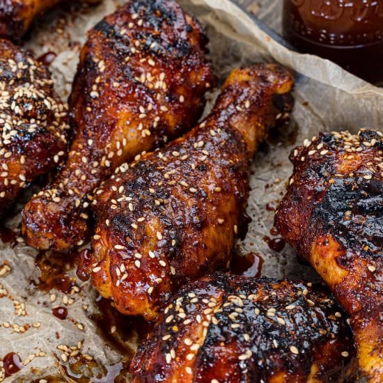 Korean BBQ Chicken Drumsticks