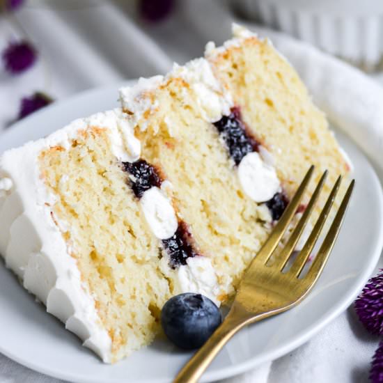 Blueberry Jam Cake