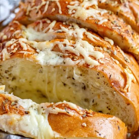 Cheese Stuffed Garlic Bread