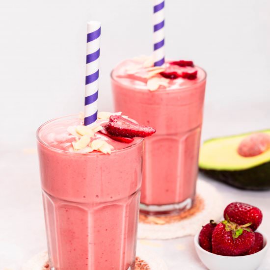 Strawberry Avocado Smoothie