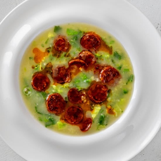 Portuguese Caldo Verde Soup