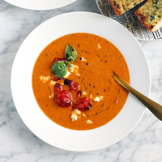 Baked Feta Soup