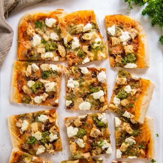 Chicken Pesto Pizza