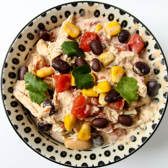 Cream Cheese Chicken Chili
