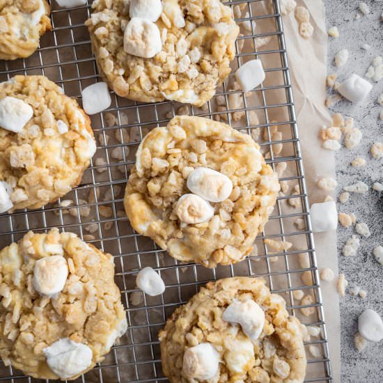 Rice Krispie Treat Cookies