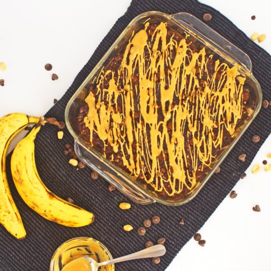 Fudgy Brownie Baked Oatmeal