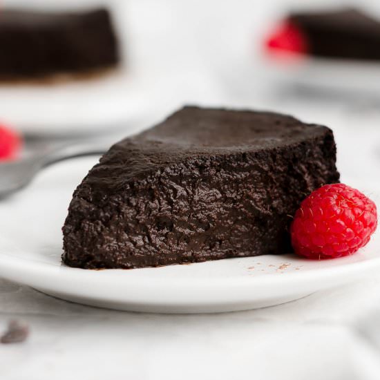 Healthy Flourless Chocolate Cake