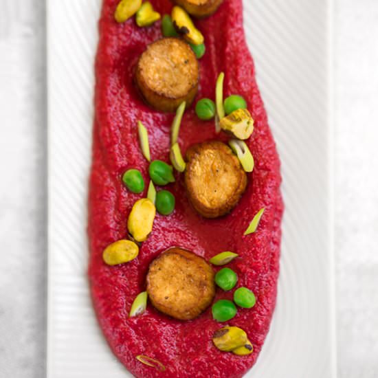 Trumpet Mushroom Scallops