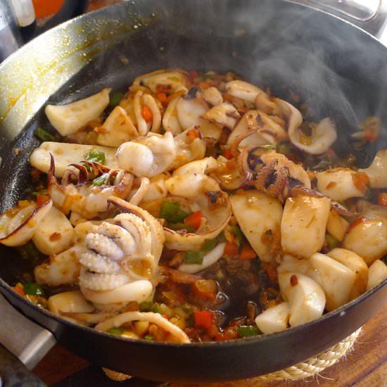 Seafood Stew with Handmade Pasta