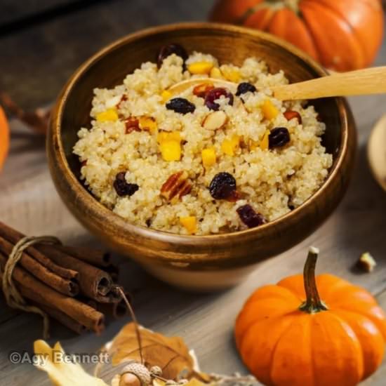 SWEET ROASTED PUMPKIN & QUINOA SALA