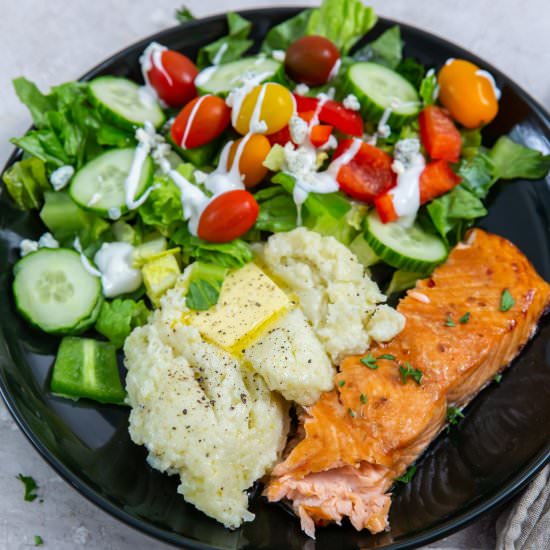 Air Fryer Teriyaki Salmon