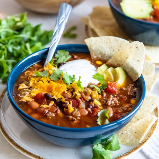 Stovetop Taco Soup