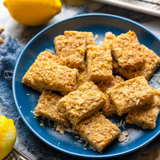 Lemon Ginger Flapjacks