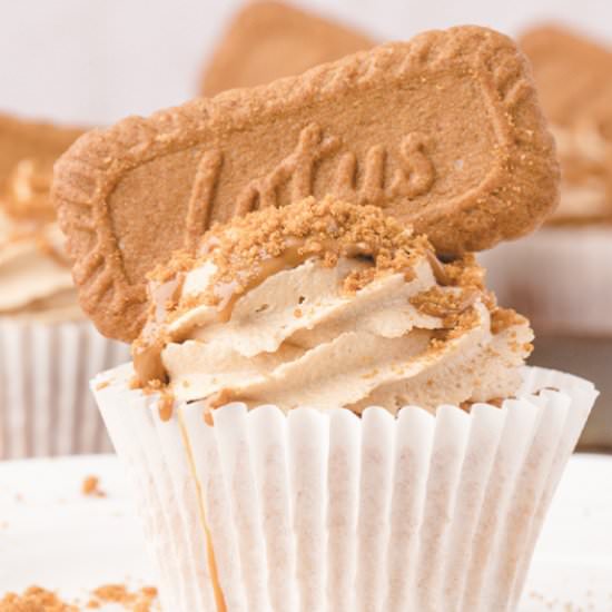 Biscoff Cookie Butter Cupcakes