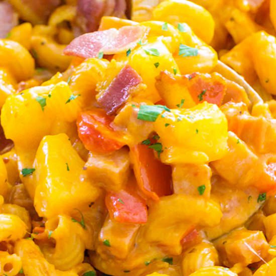 One Pot Hawaiian Pasta