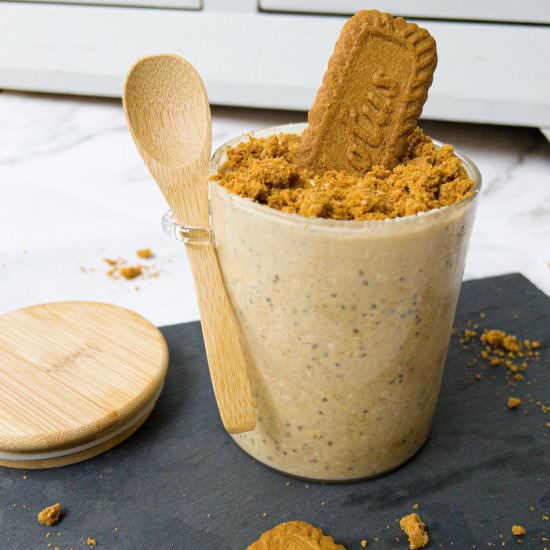 Biscoff Overnight Oats