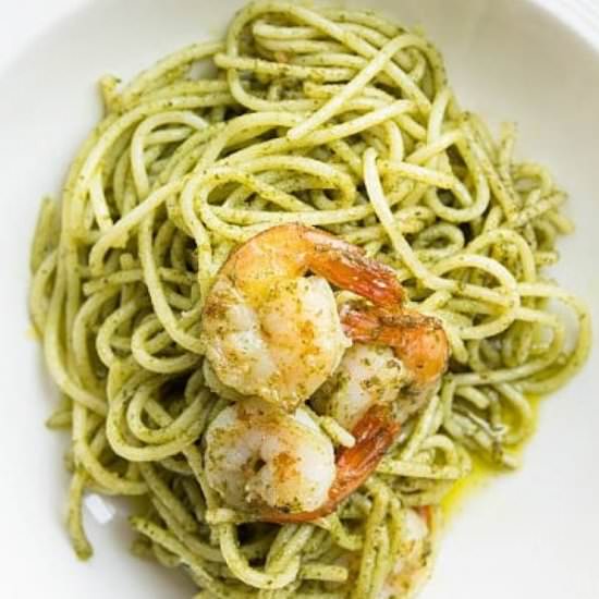 Pesto Shrimp Pasta