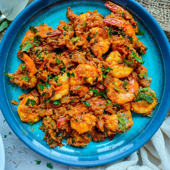 Easy Prawn Masala Fry