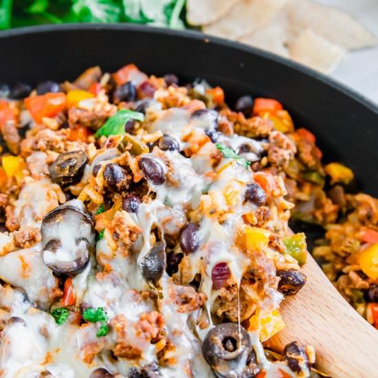 Mexican Ground Beef Skillet