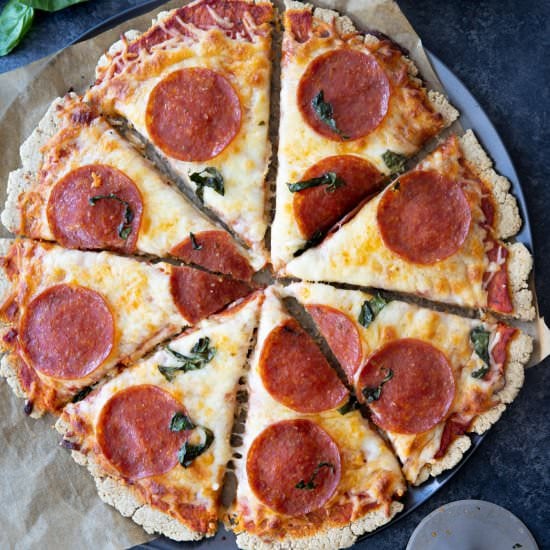 Oat Flour Pizza Crust