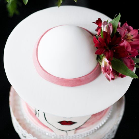 Lady Hat Cake Topper Tutorial