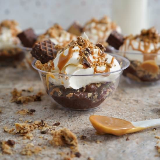 Peanut Butter Chocolate Parfaits