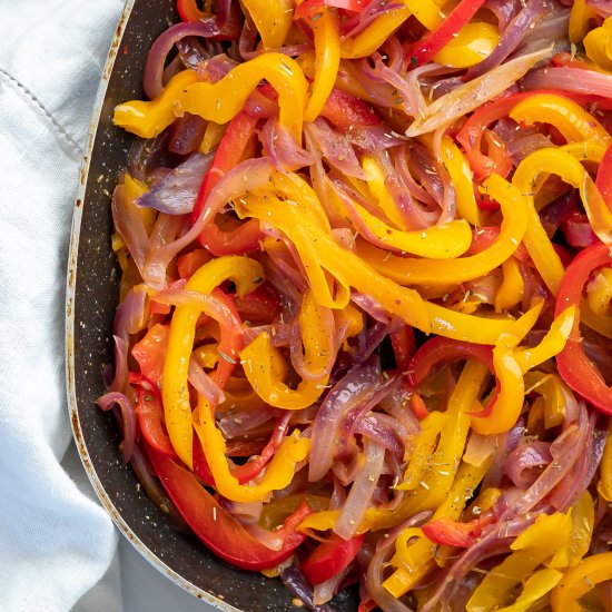 Italian Sauteed Peppers and Onions