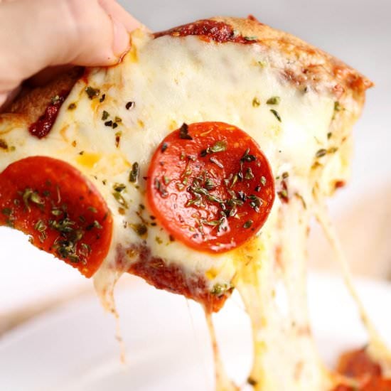 air fryer tortilla pizza