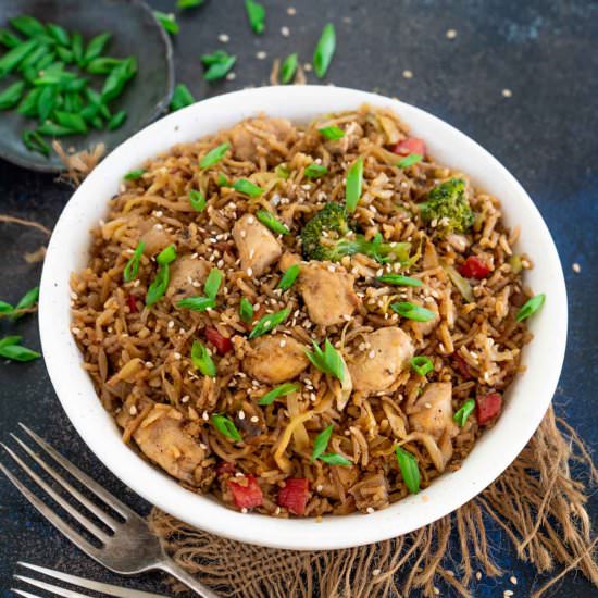 Teriyaki Chicken Fried Rice