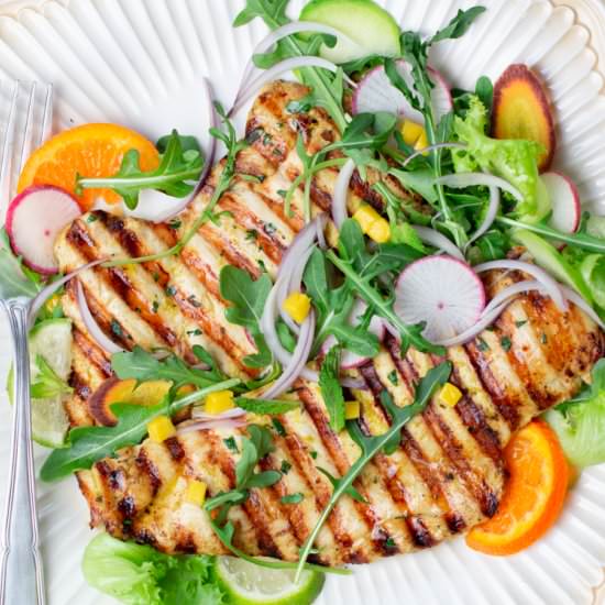 peruvian chicken paillard