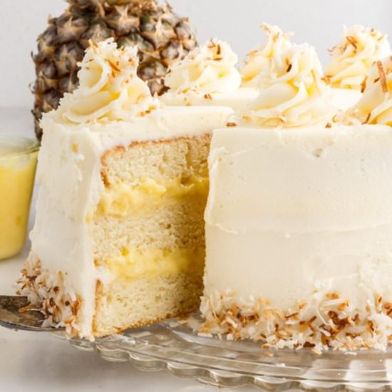 Pineapple Coconut Cake