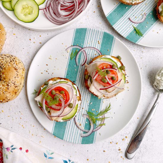 Smoked Turkey Bagel