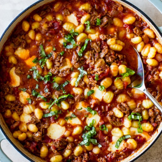 Italian Sausage and Gnocchi