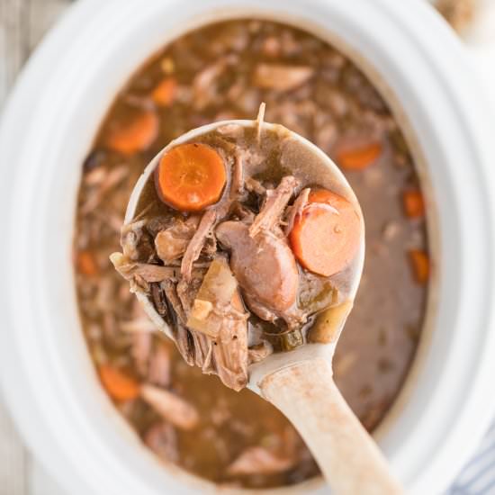 Slow Cooker Rabbit Stew