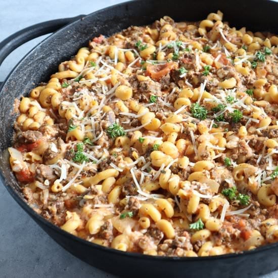 Banza Skillet Lasagna (gluten-free)