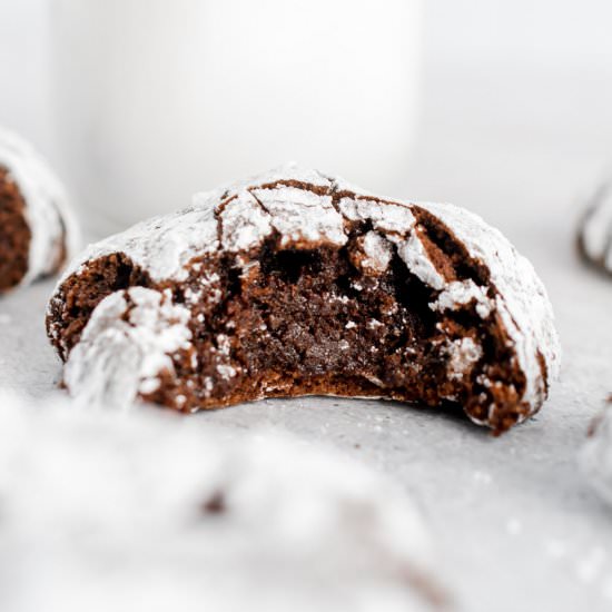 Brownie Crinkle Cookies