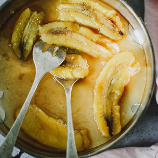 Bananas Flambé