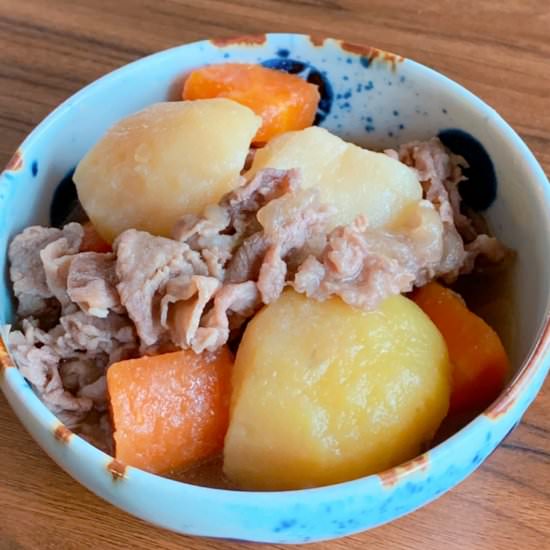 Japanese meat and potato stew