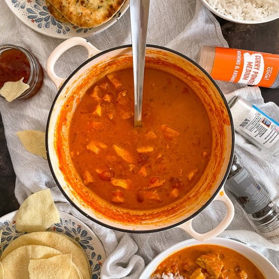 Leftover Chicken Curry