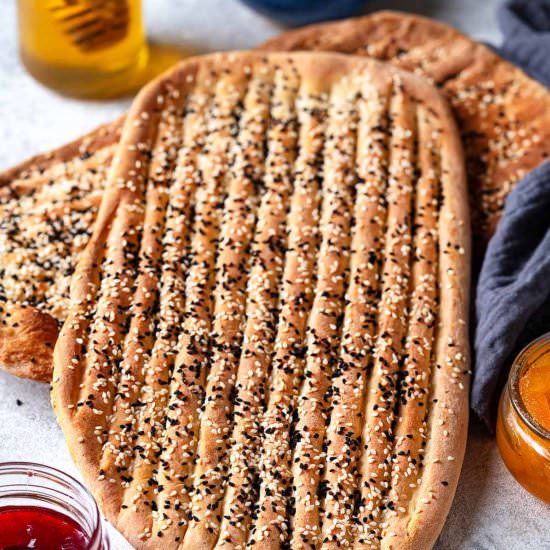 Barbari Bread (Persian Flatbread)