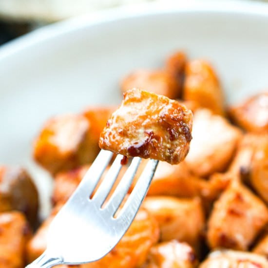 Air Fryer Keto Salmon Bites Recipe
