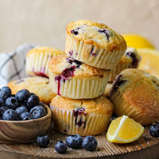 Lemon Blueberry Muffins Recipe