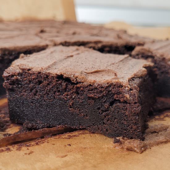 frosted mocha brownies