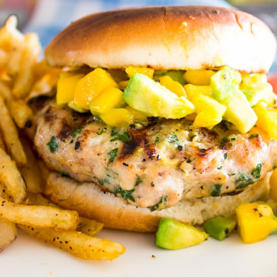 Juicy Ground Chicken Burgers