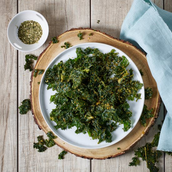 Green Goddess Kale Chips