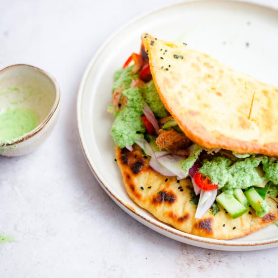 chicken naanwich
