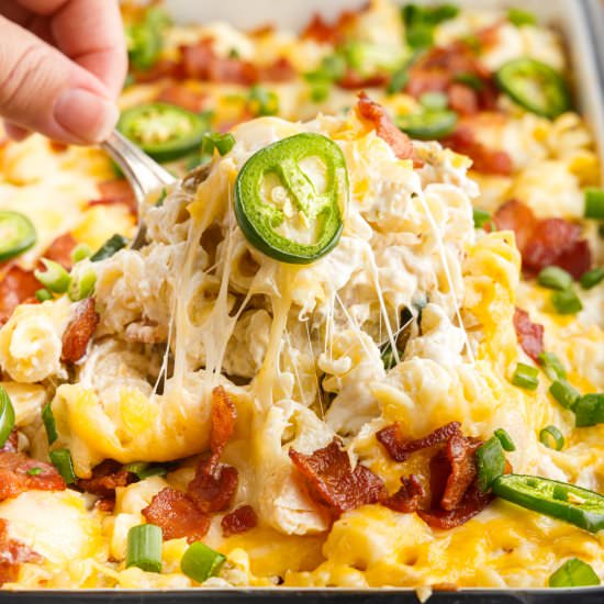 Jalapeño Popper Chicken Casserole