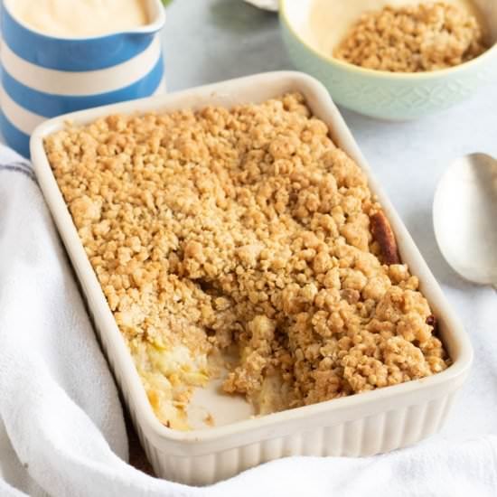 Air Fryer Apple Crumble