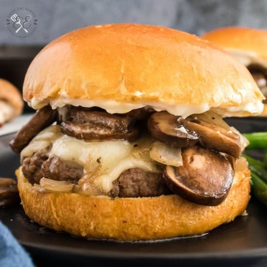 Mushroom Swiss Burger